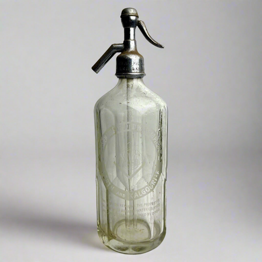 Golden Mile Aerated Water Co. Soda Syphon – Perth & Kalgoorlie