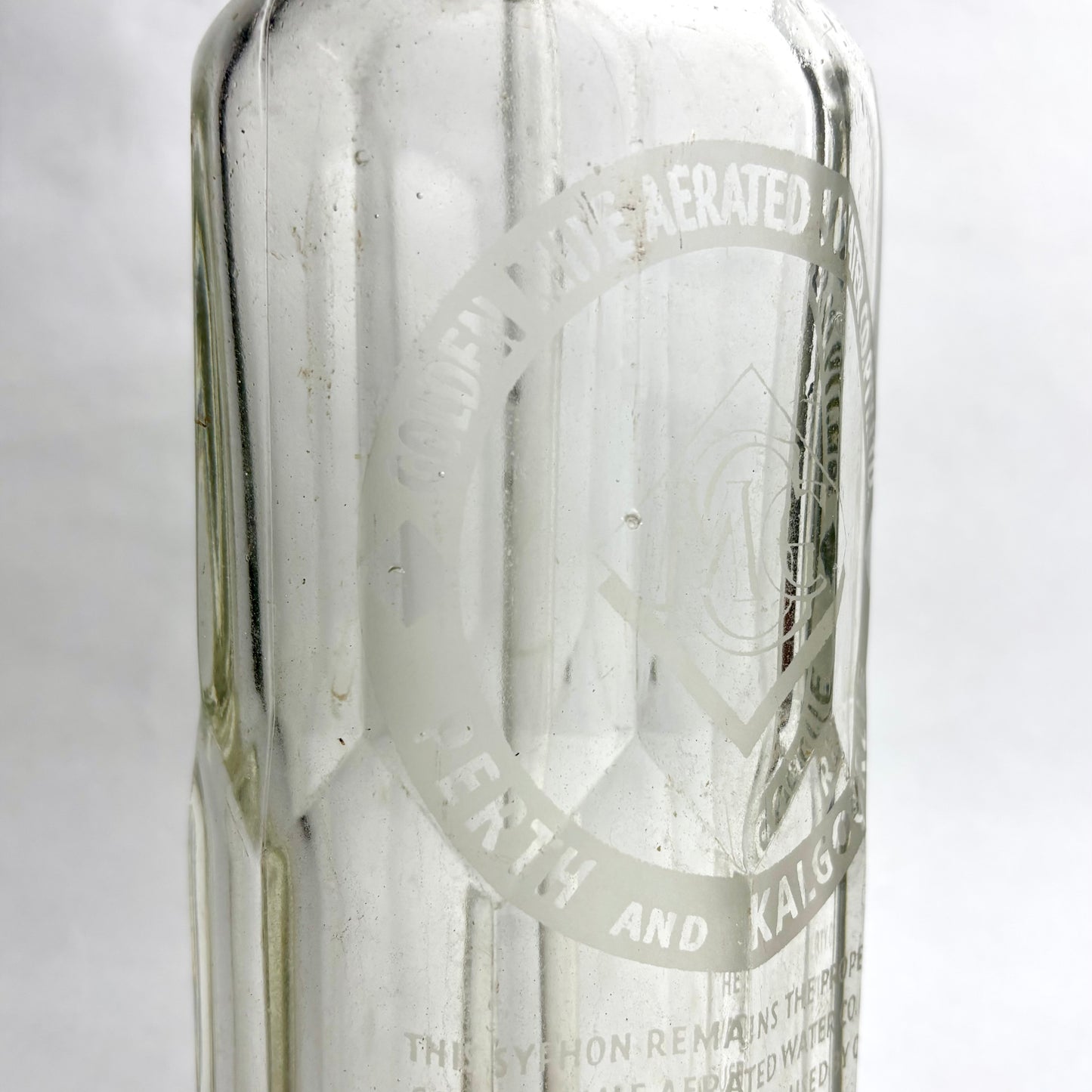Golden Mile Aerated Water Co. Soda Syphon – Perth & Kalgoorlie