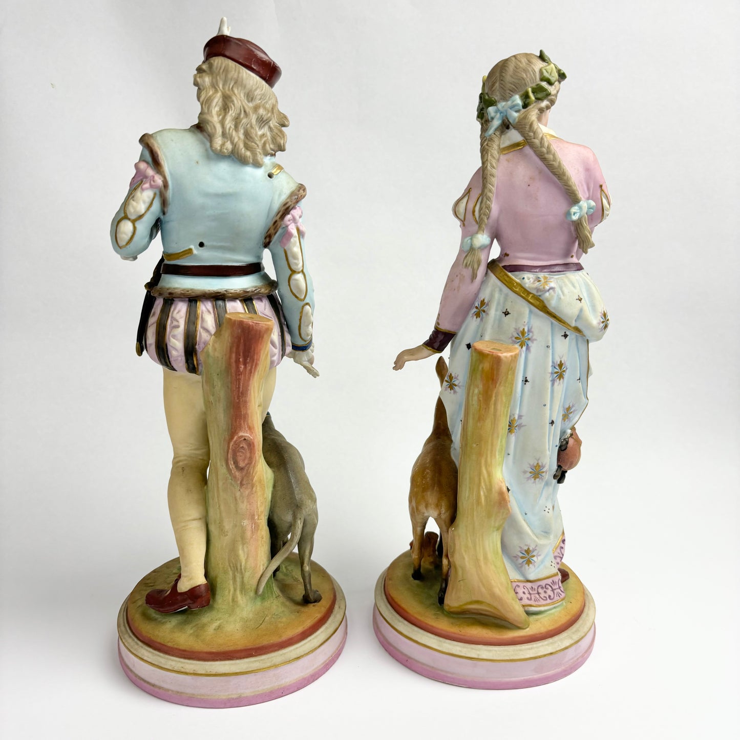 Pair of 20th century porcelain figurines Scheibe-Alsbach