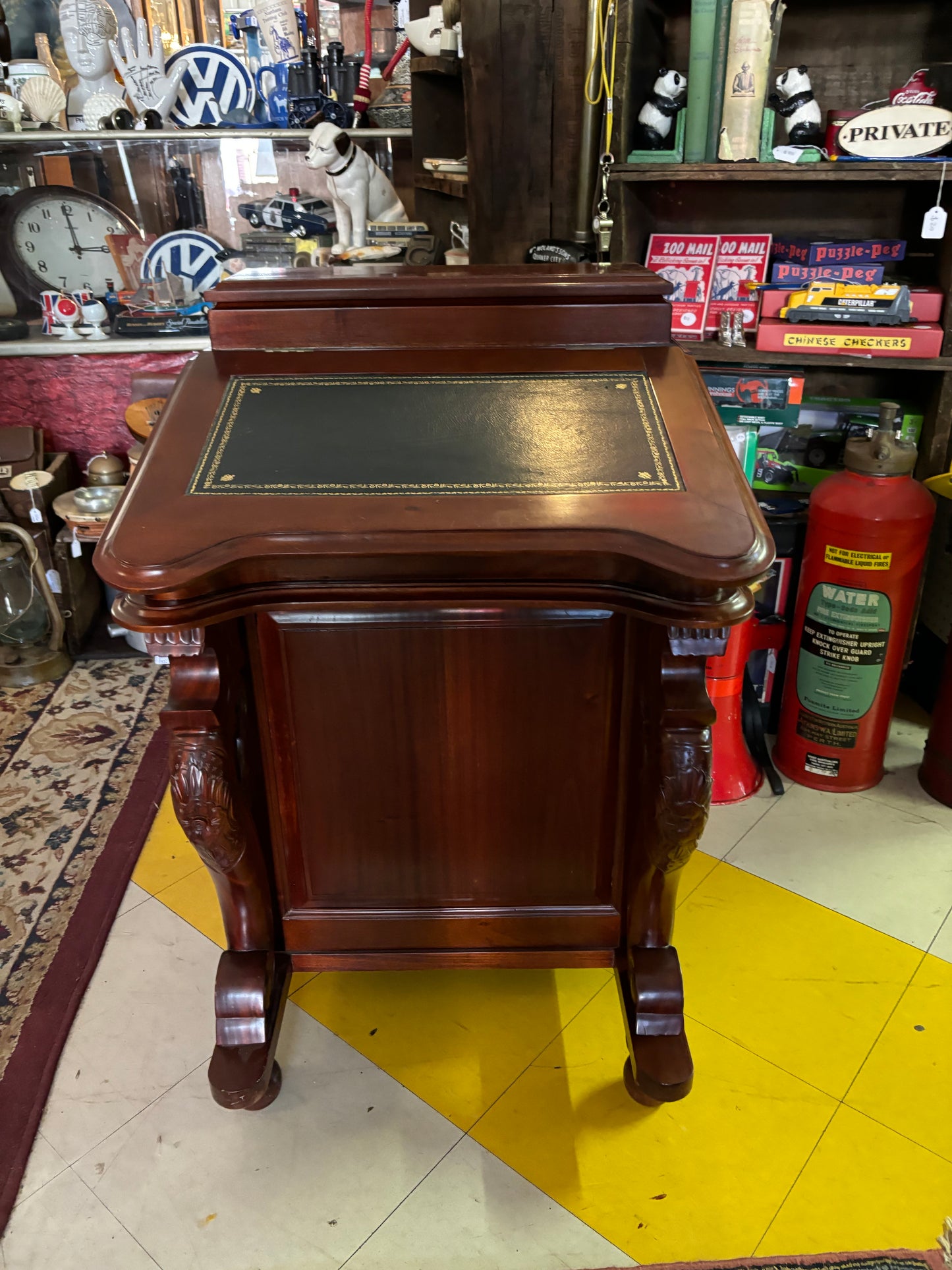 Reproduction Mahogany Davenport Desk