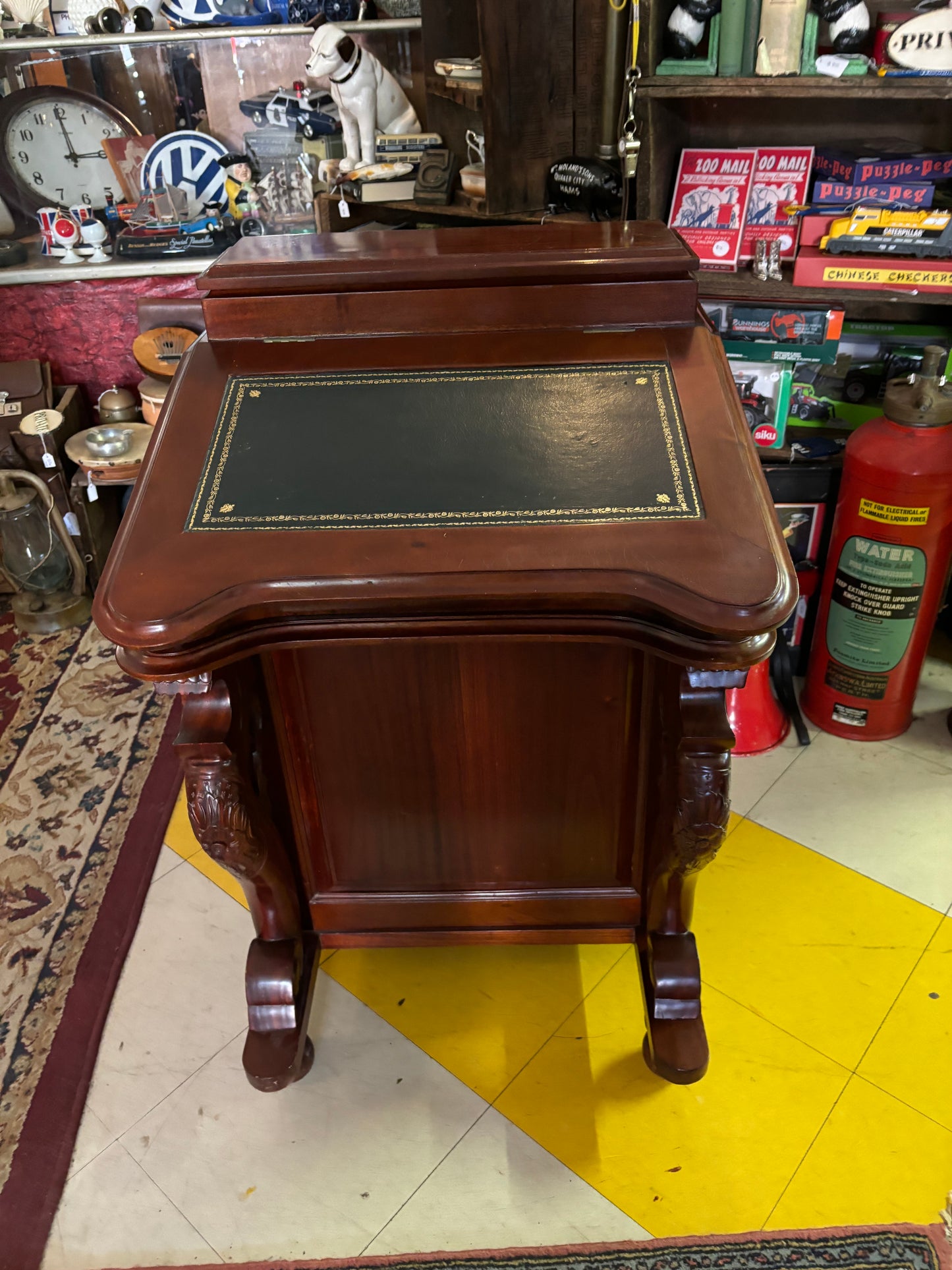 Reproduction Mahogany Davenport Desk