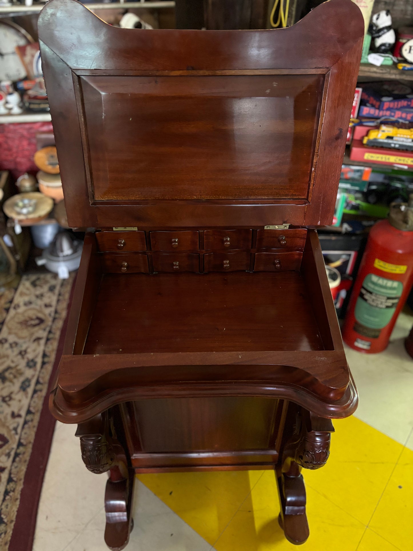 Reproduction Mahogany Davenport Desk