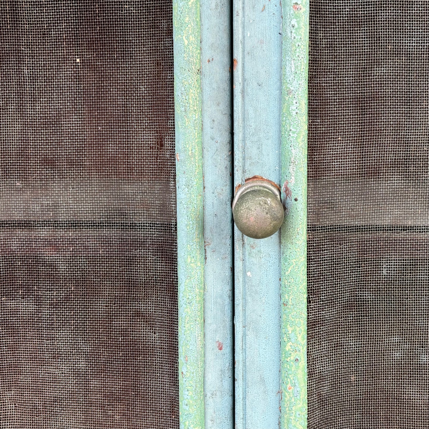 Vintage Australian Meat Safe Cabinet with Original Paint c1930s