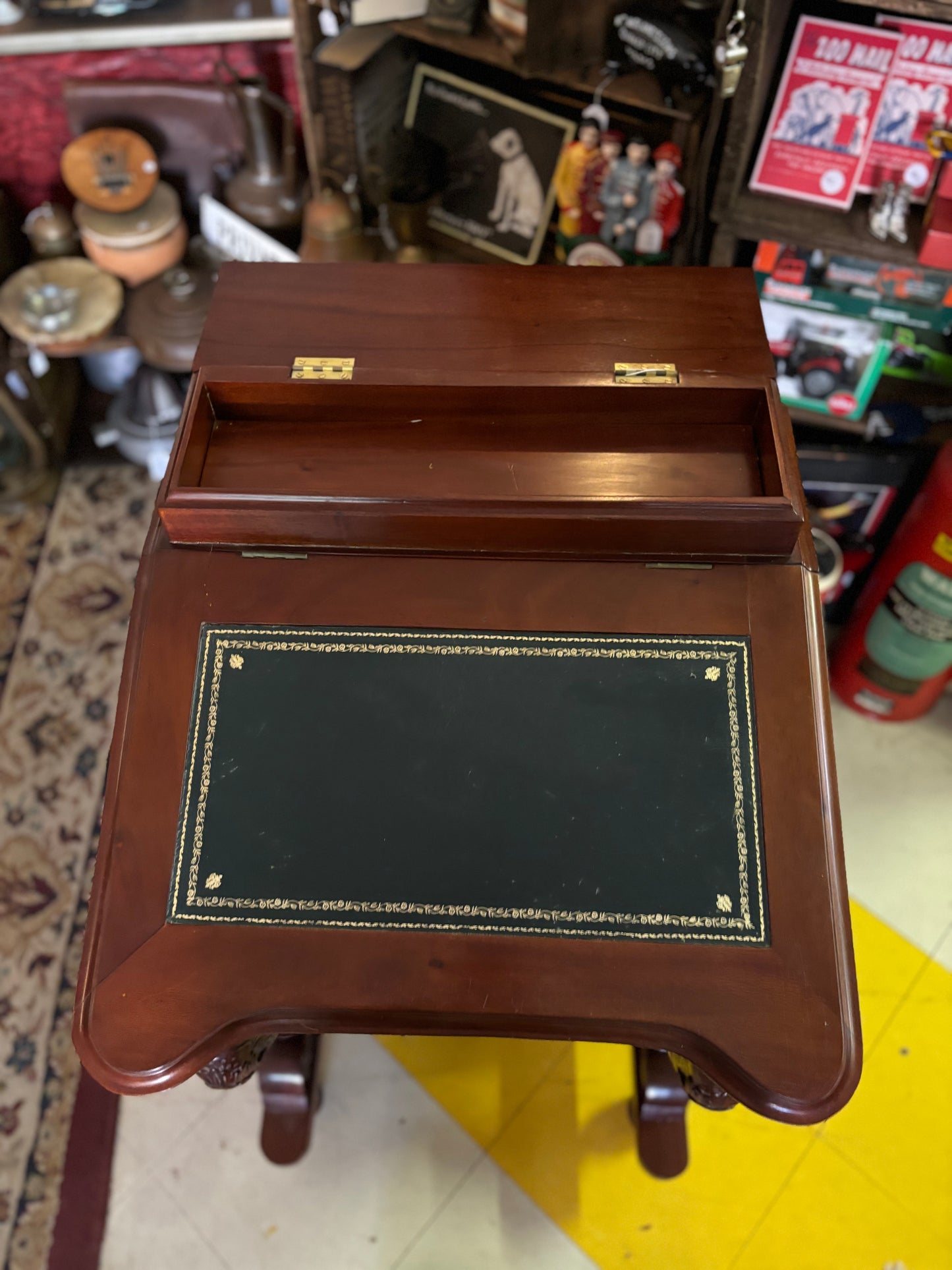 Reproduction Mahogany Davenport Desk
