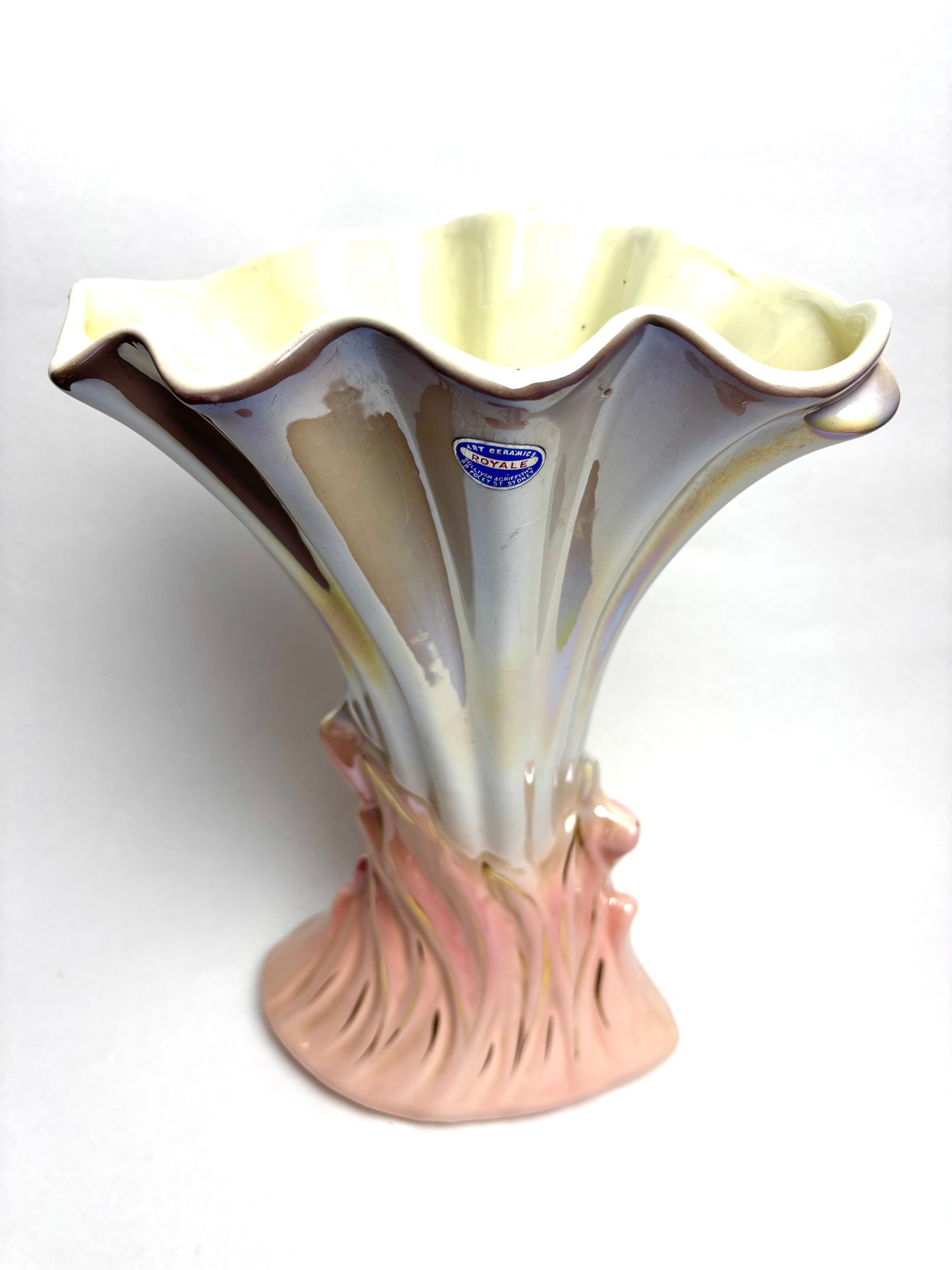 Art Ceramics Sullivan & Griffiths Sydney “Royale” lustre vase