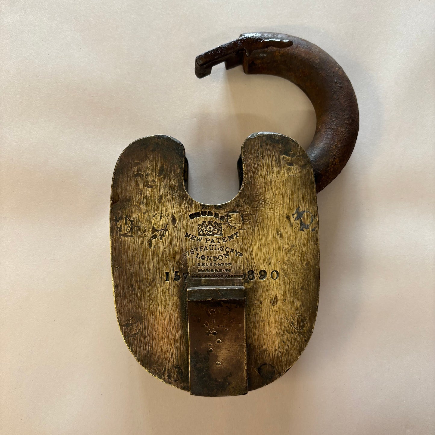 Chubb & Son Patent Padlock (c.1880)
