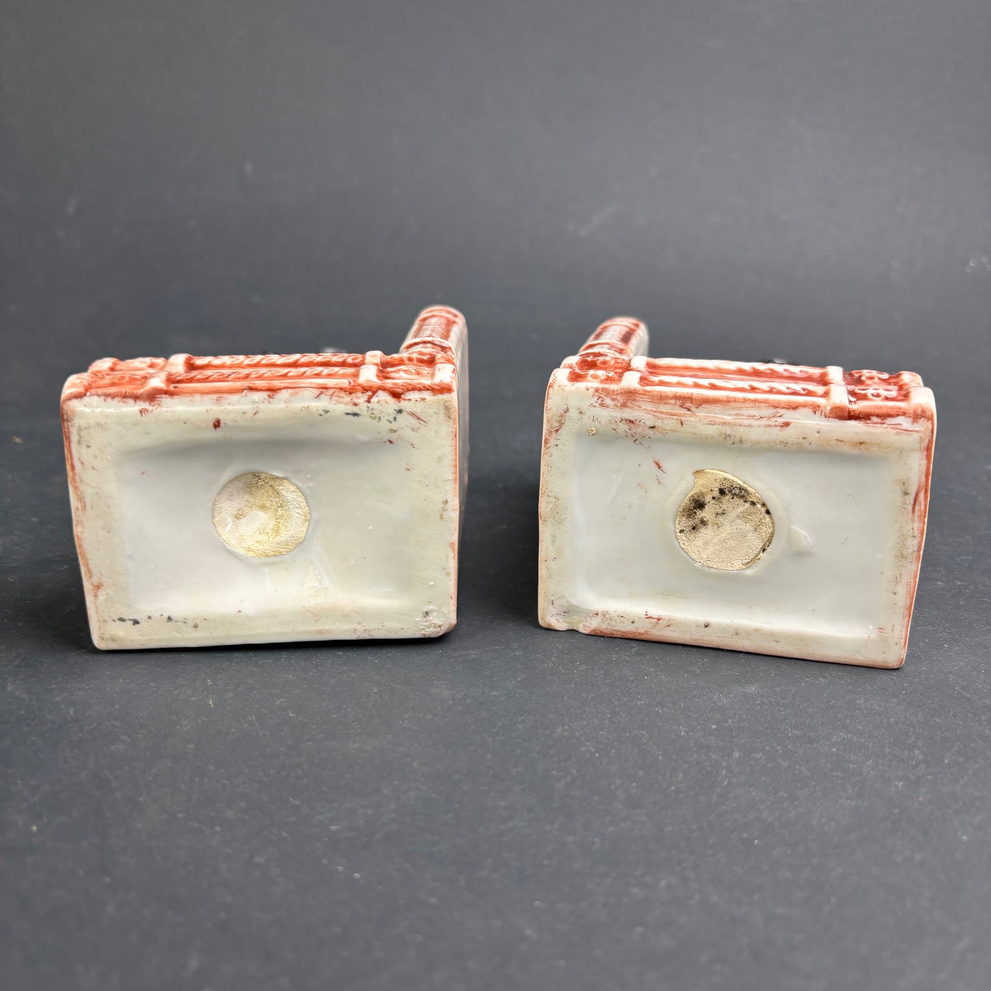 Vintage Japanese Art Deco Porcelain Lady Bookends – Pair c.1930s–40s