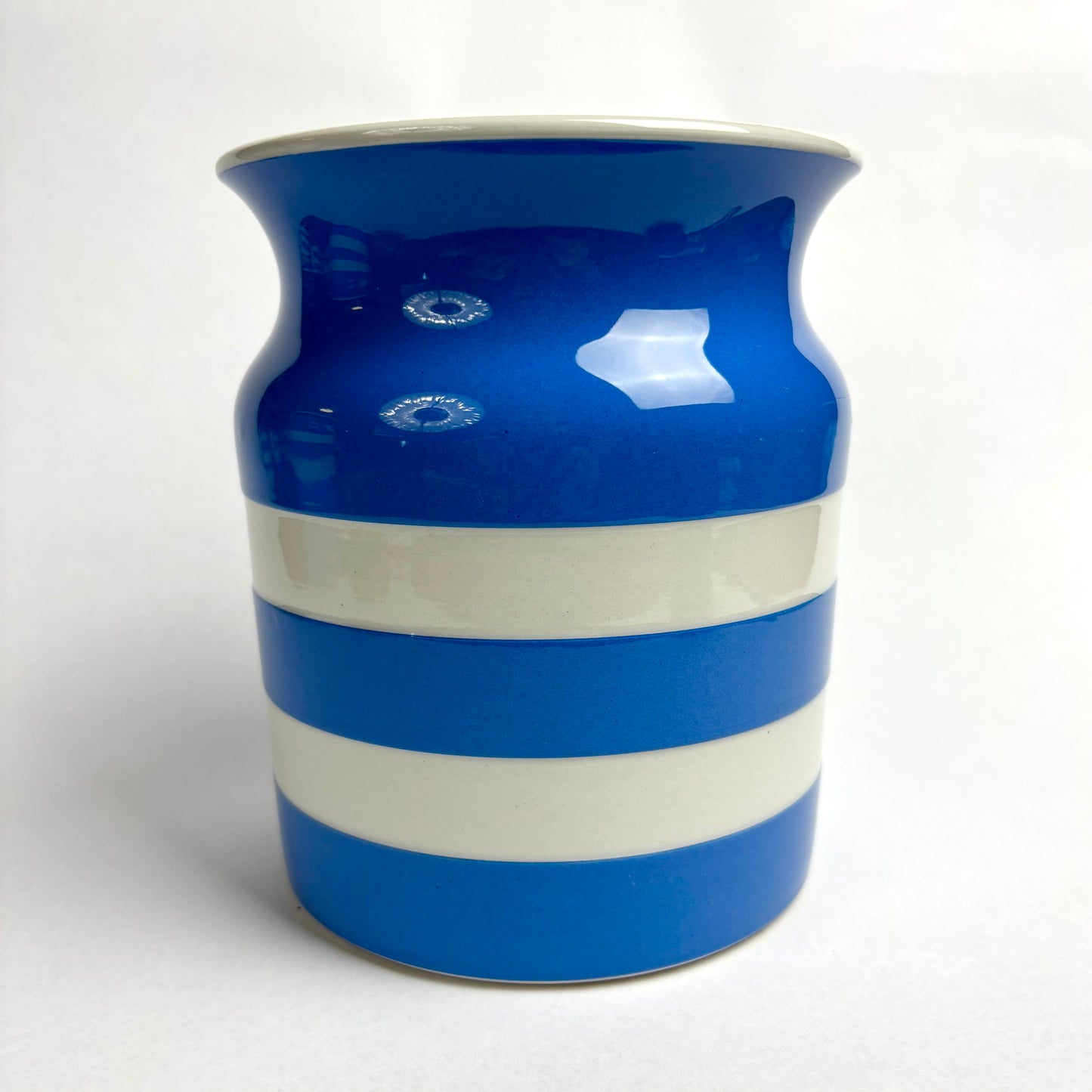 TG Green Electric Blue Cornishware 6 inch Lidded Canister