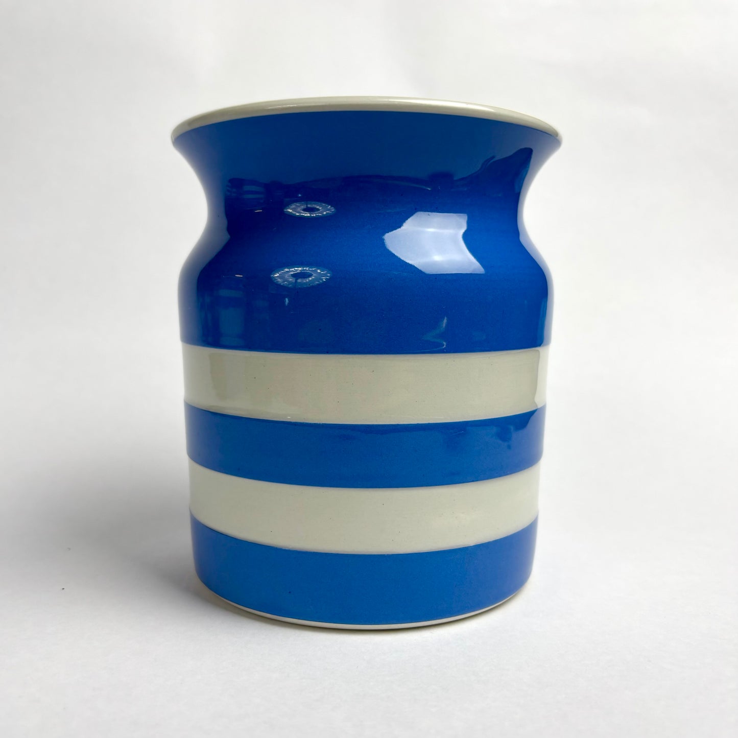 TG Green Electric Blue Cornishware 5 inch Lidded Canister