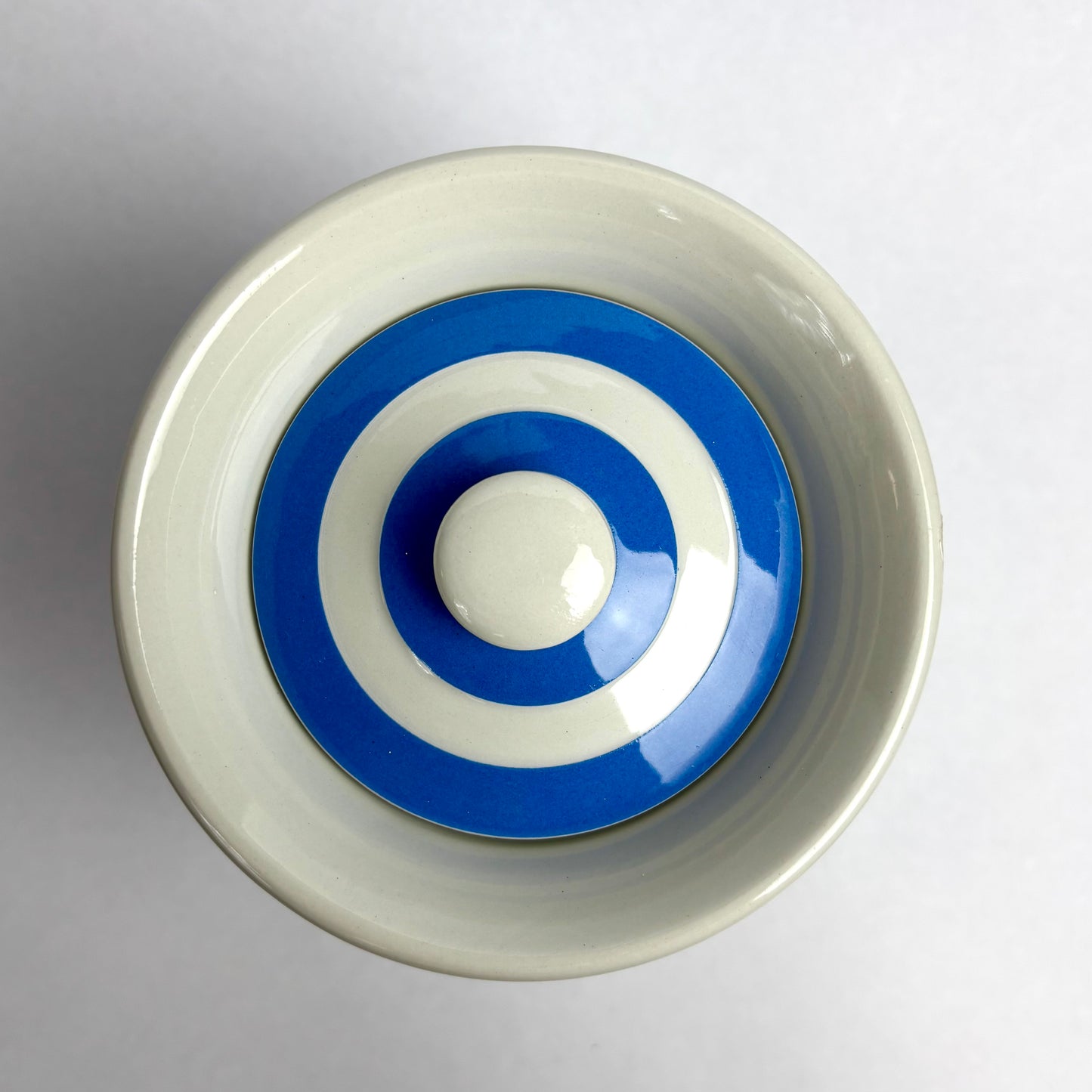 TG Green Electric Blue Cornishware 5 inch Lidded Canister