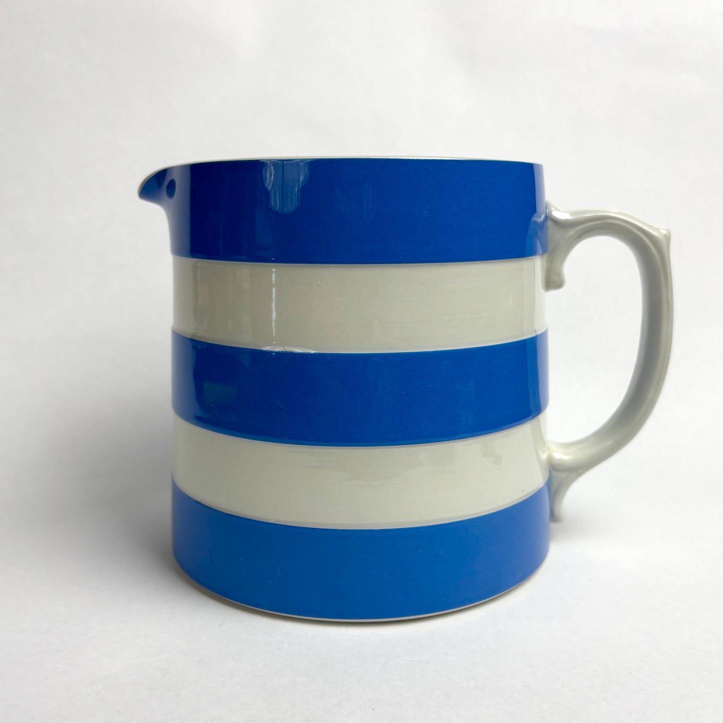 TG Green Electric Blue Cornishware Large Jug