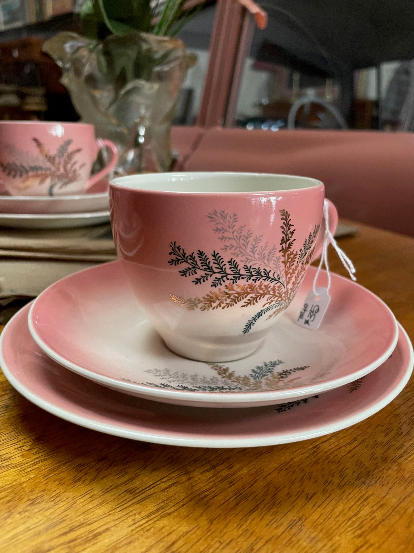 Wembley Ware trios (set of six)