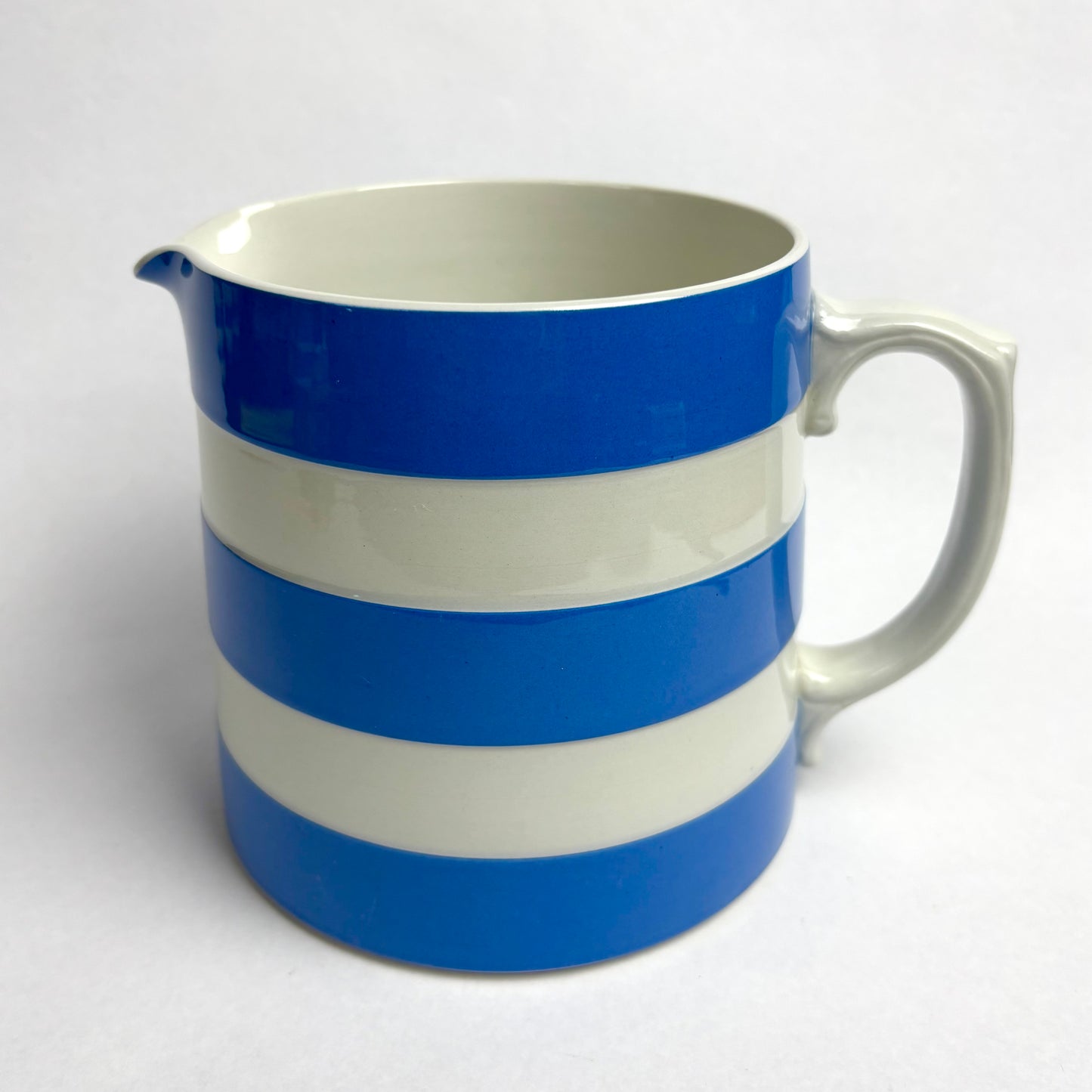 TG Green Electric Blue Cornishware Large Jug