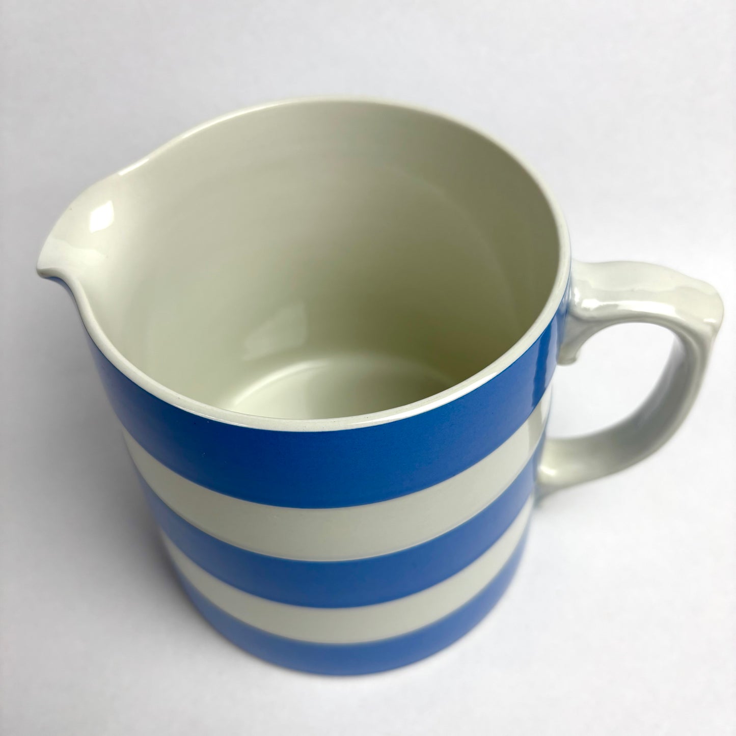 TG Green Electric Blue Cornishware Large Jug