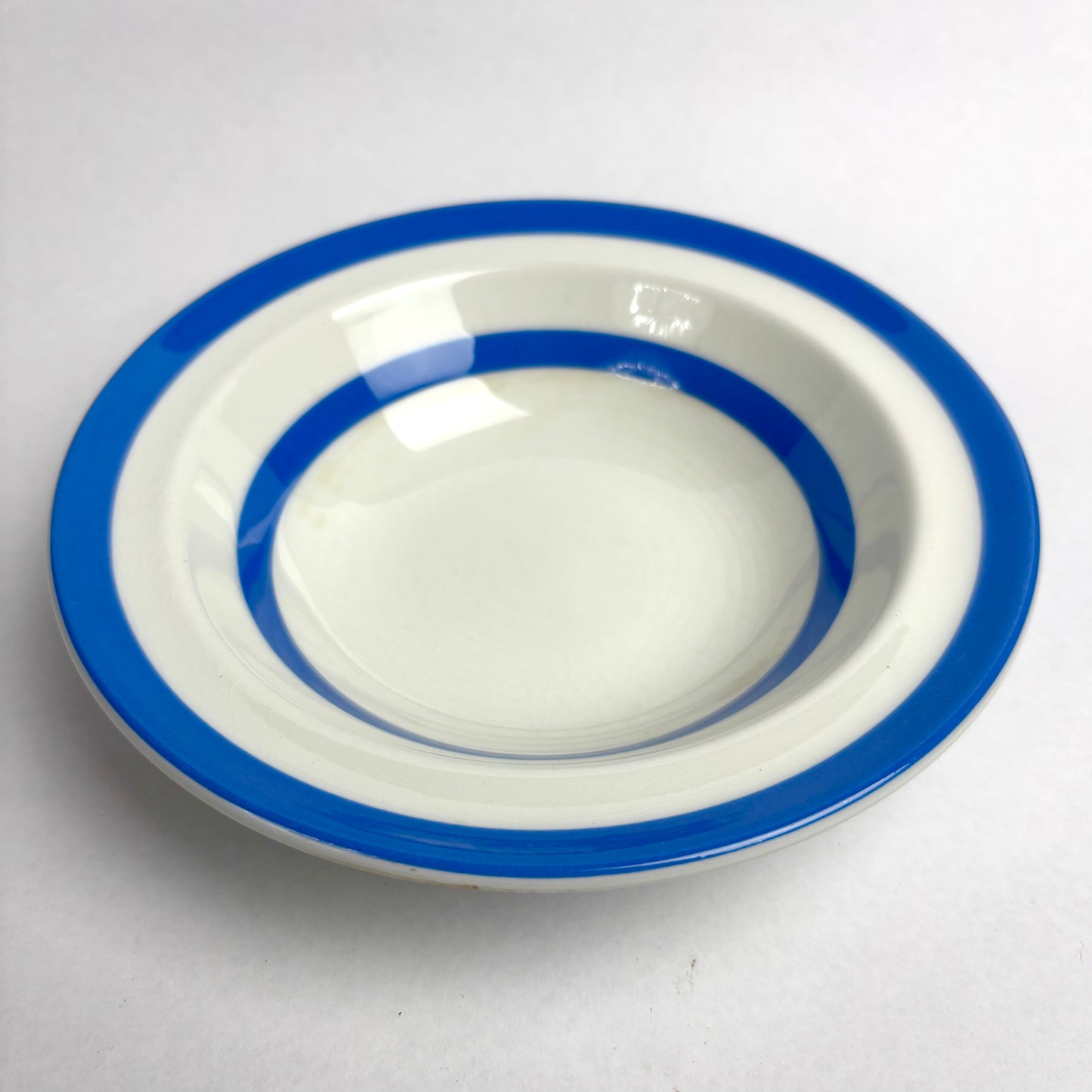 TG Green Electric Blue Cornishware Cereal Bowl