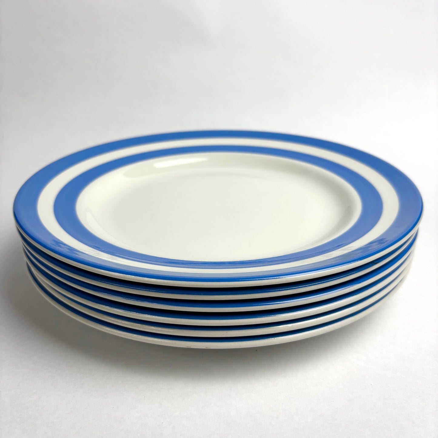 TG Green Electric Blue Cornishware Breakfast Plate