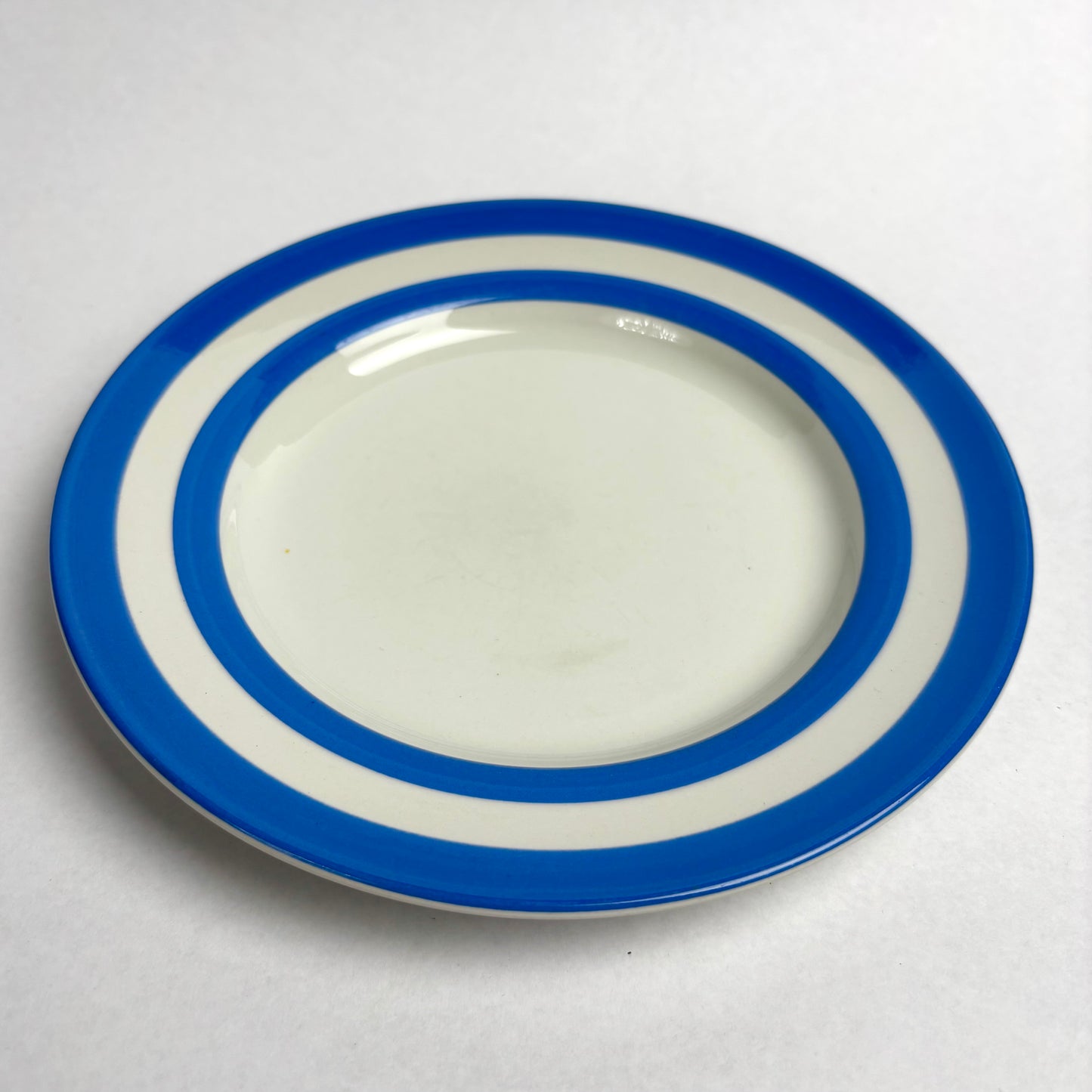 TG Green Electric Blue Cornishware Side Plate