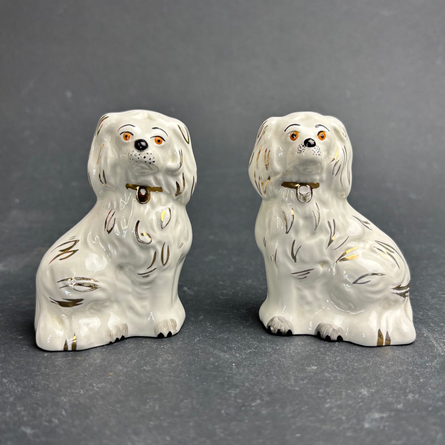 Pair of Miniature Beswick Spaniel Dogs