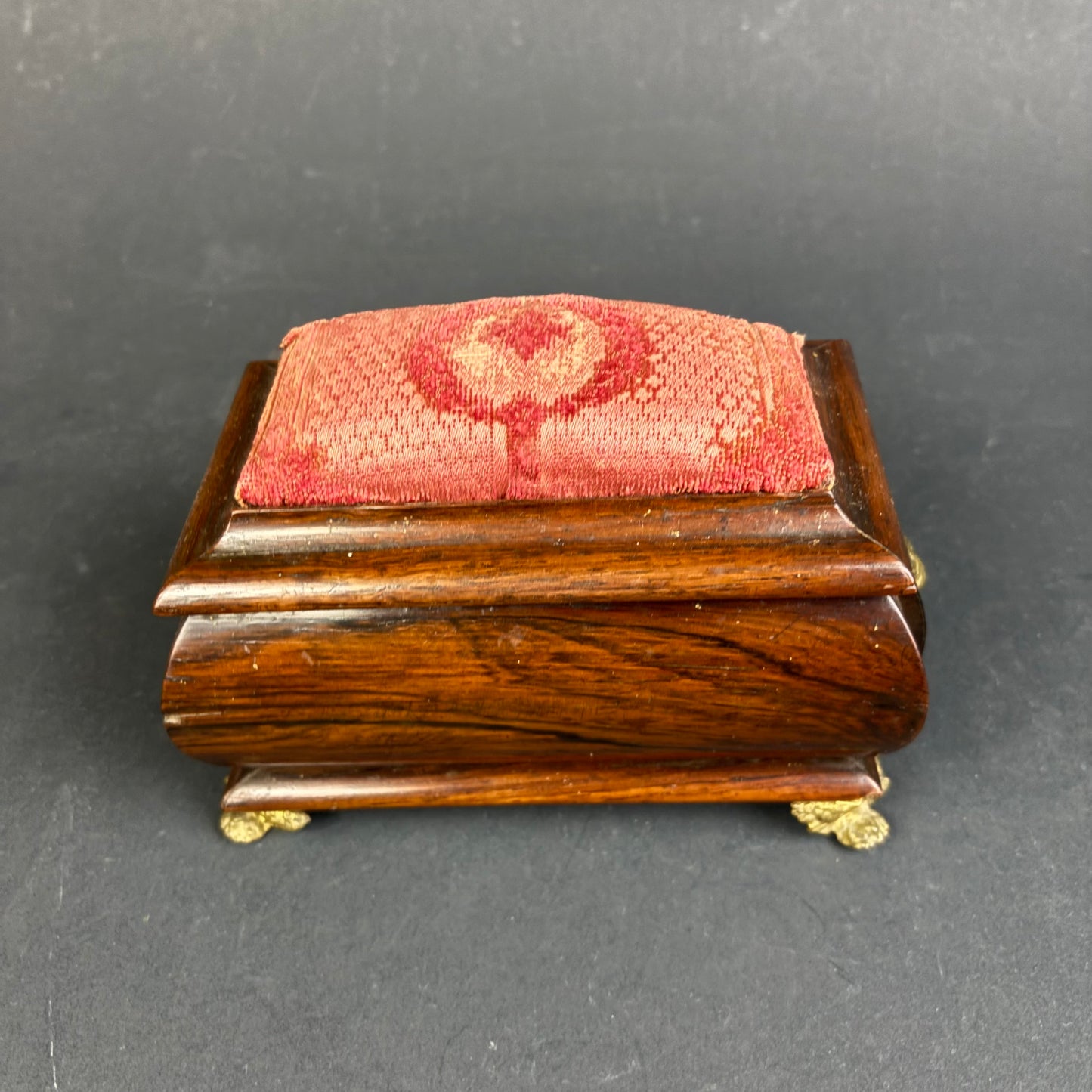 Victorian Sewing Cushion / Pin Cushion with Drawer
