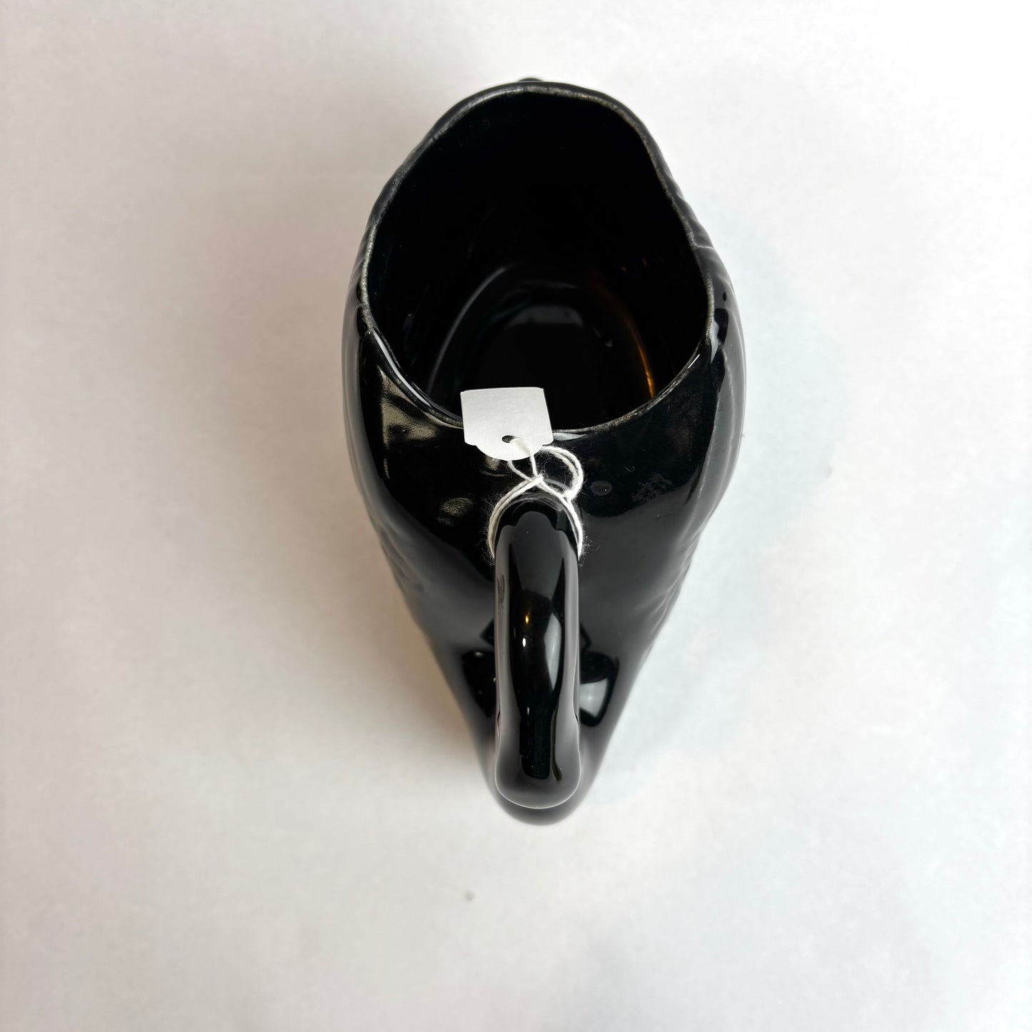 Wembley Ware Swan Vase – Black