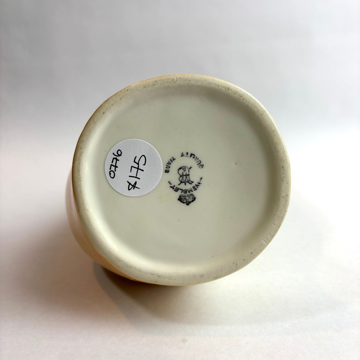 Wembley Ware Branch Vase – Lustre Glaze (Green & Tan)