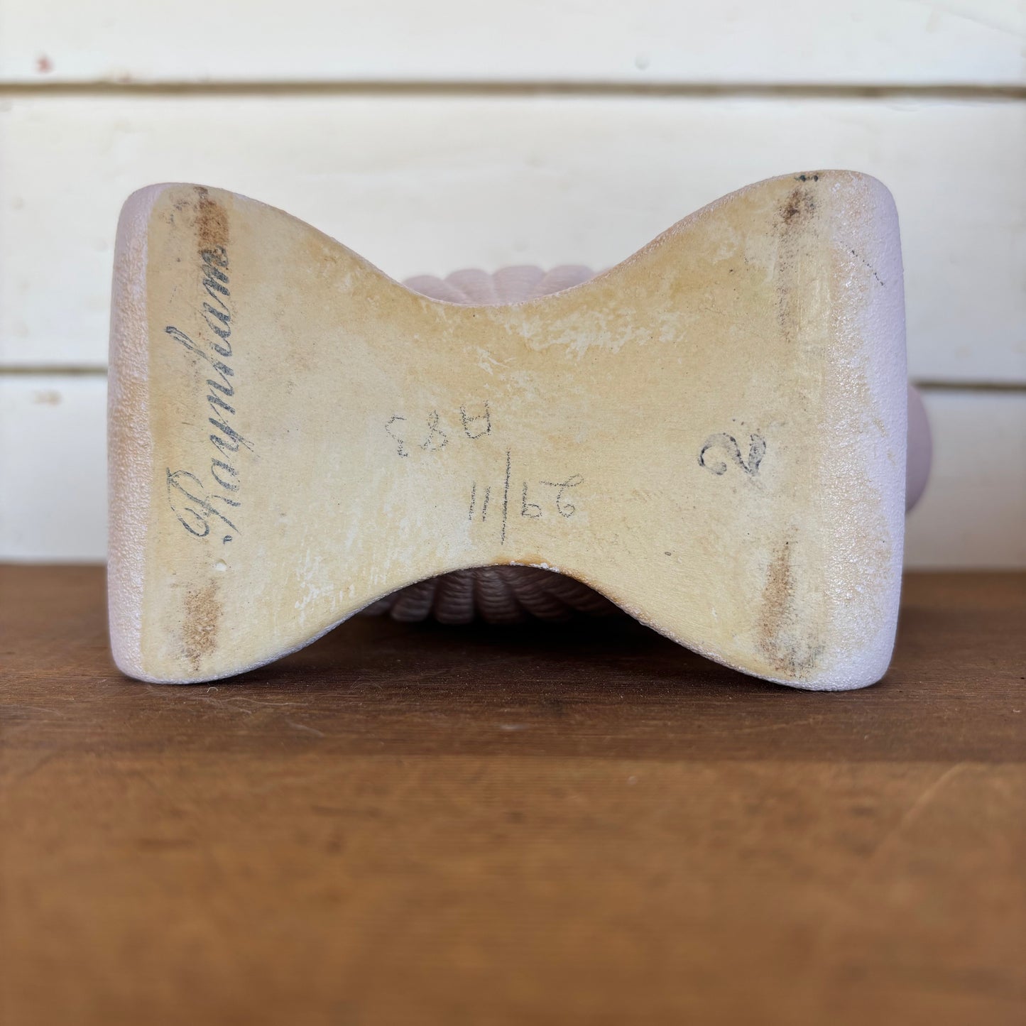 Raynham Pottery Fan-Shaped Vase – Pink