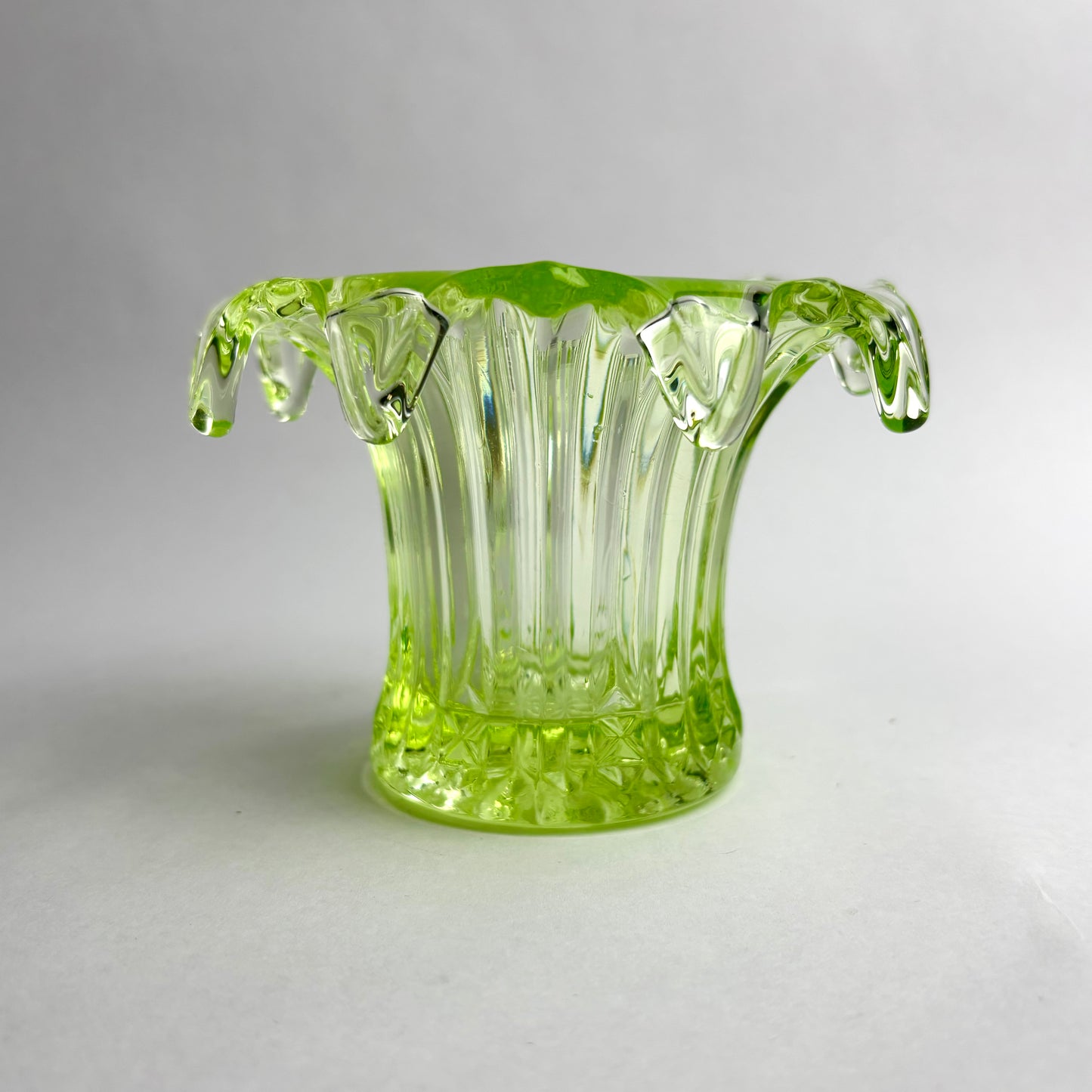 Sowerby Uranium Iris Vase