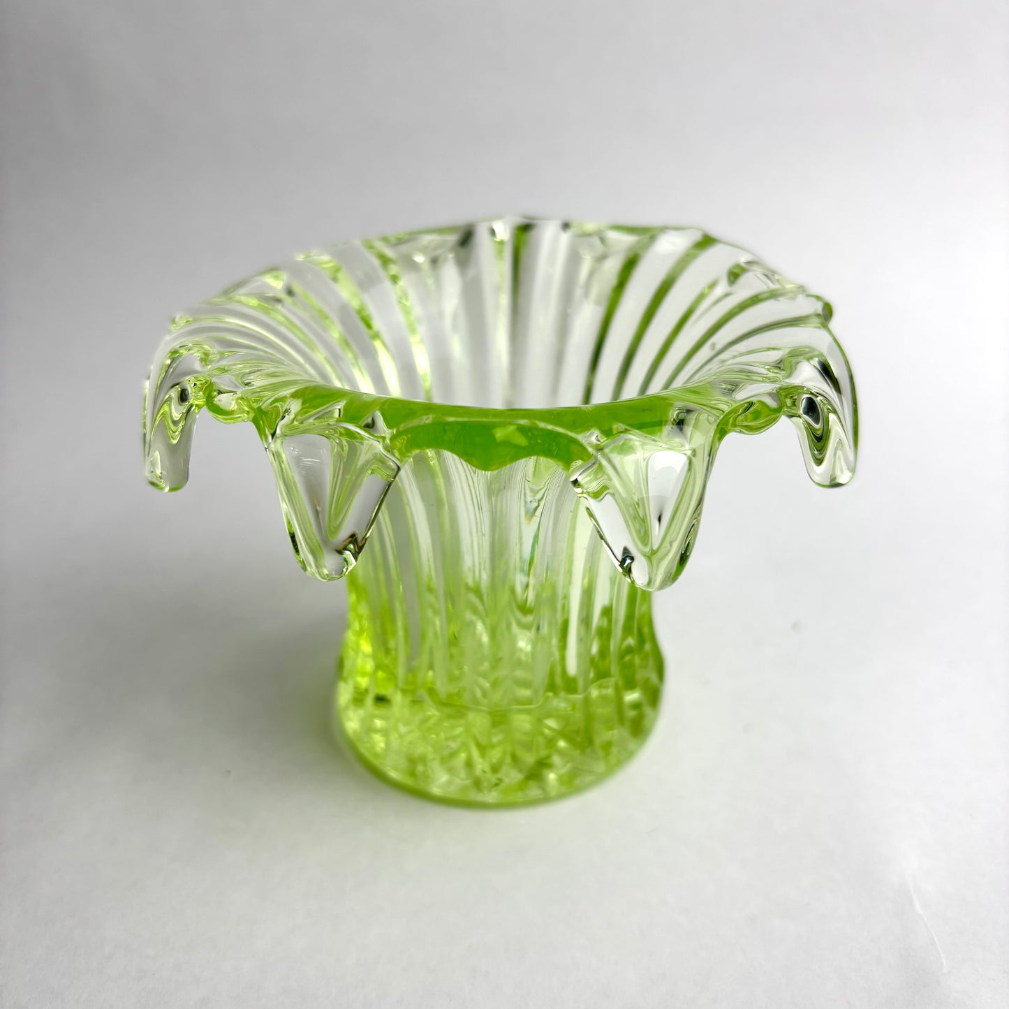 Sowerby Uranium Iris Vase