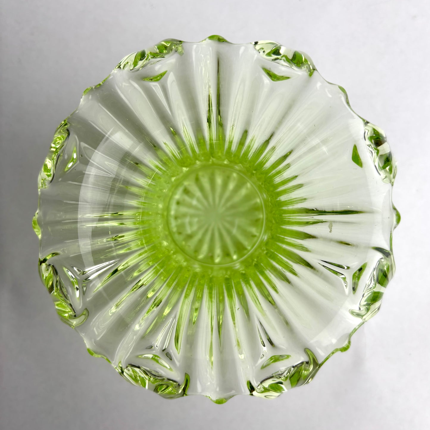 Sowerby Uranium Iris Vase