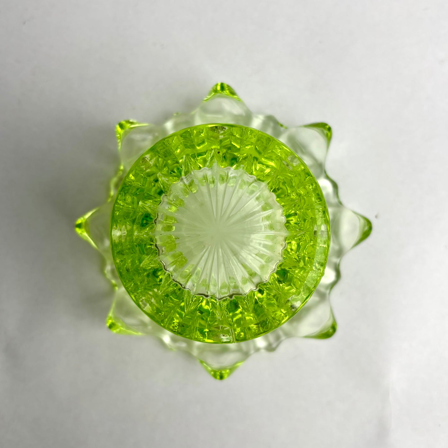 Sowerby Uranium Iris Vase