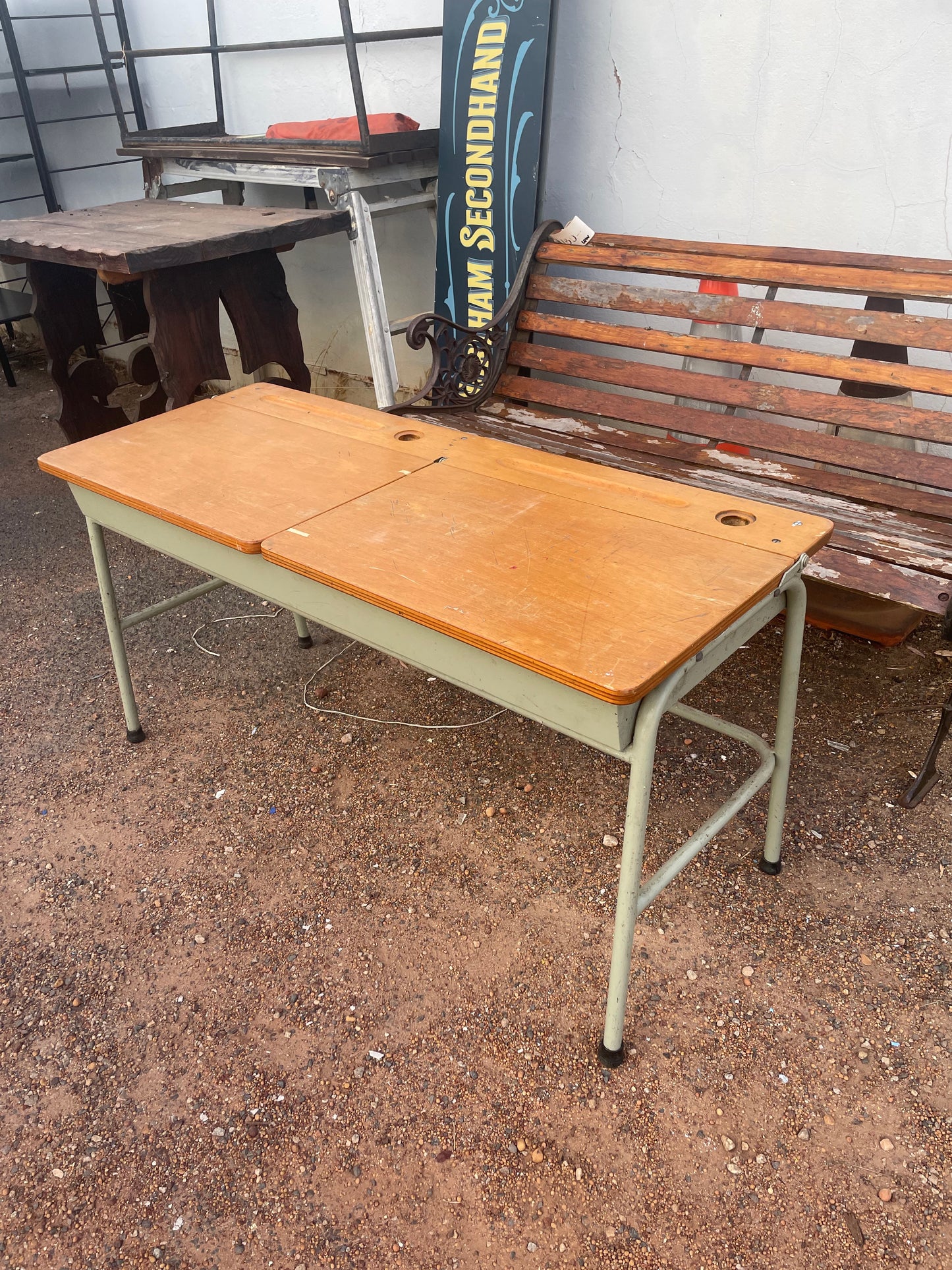 Vintage School Desk