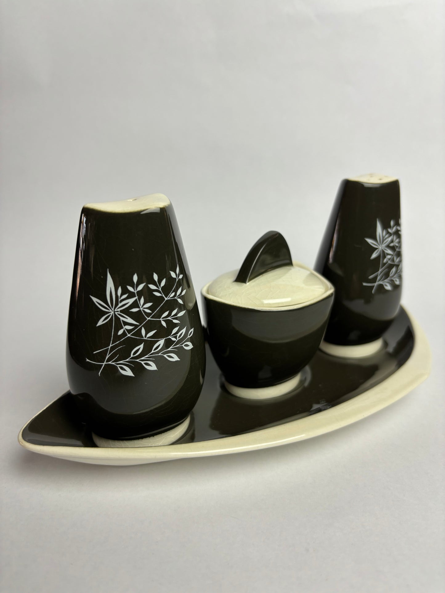 Australian Design Carlton Ware Hand-painted 'Boomerang' Tea Set
