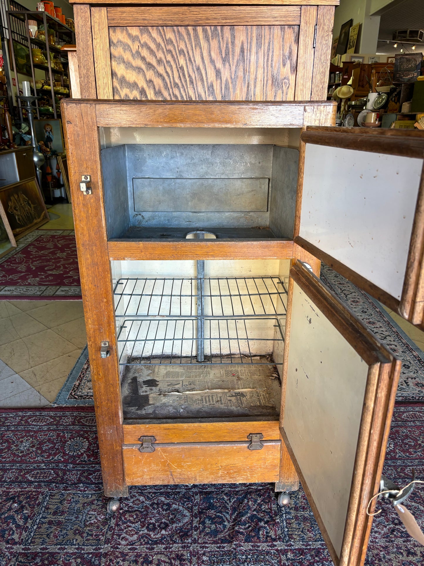 Restorable Vintage Ice Chest
