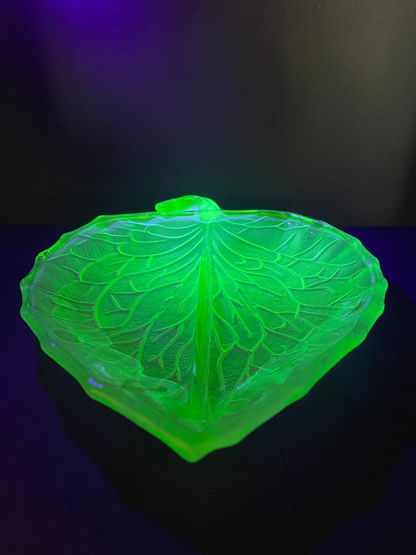 Uranium Leaf Plate 23cm