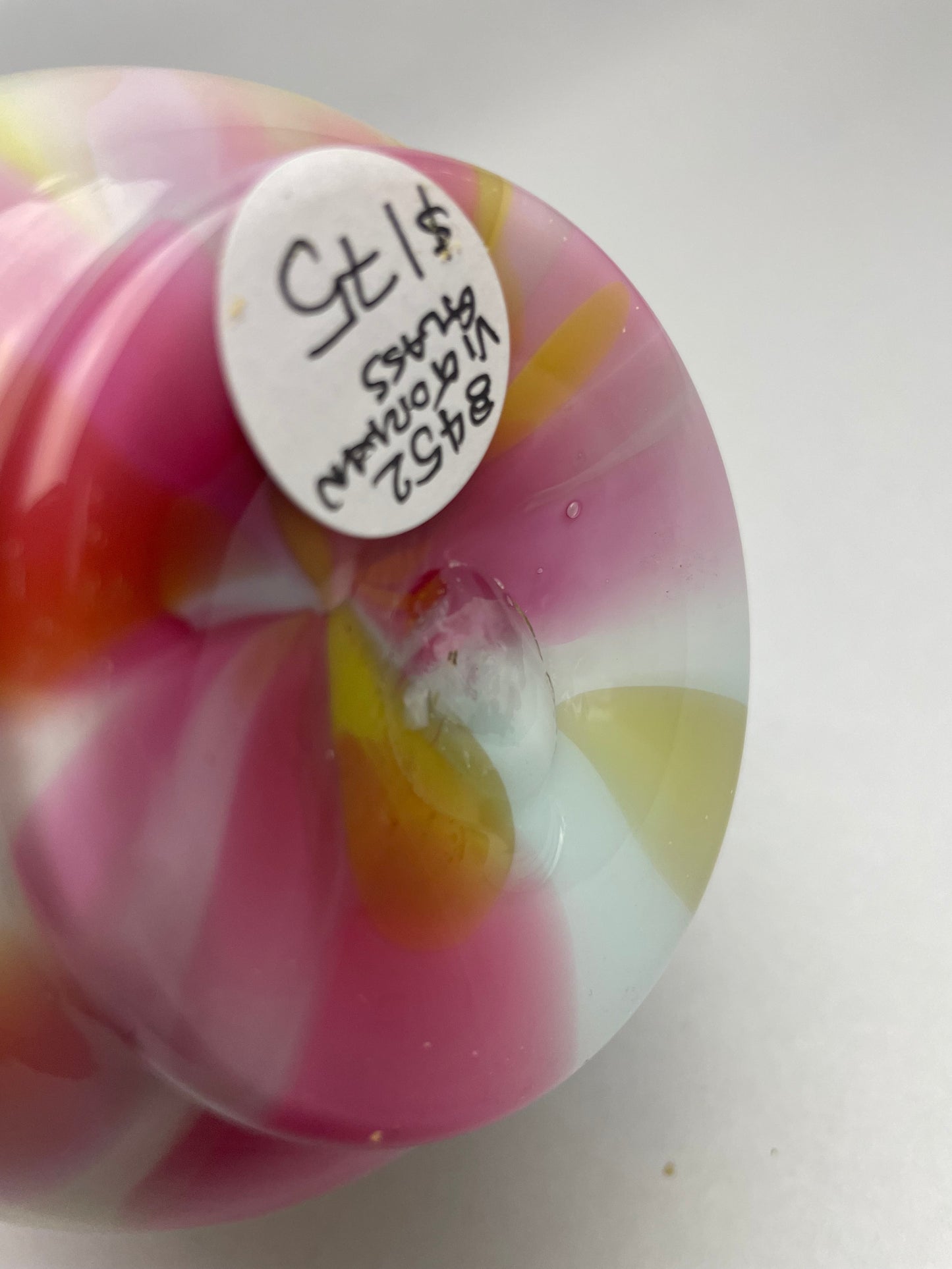 Victorian Candy Swirl Glass Vase