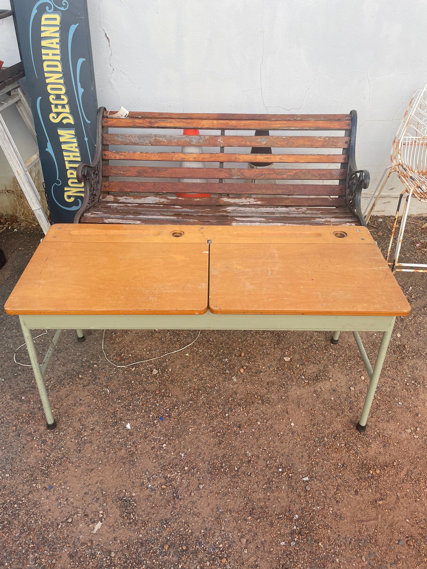Vintage School Desk