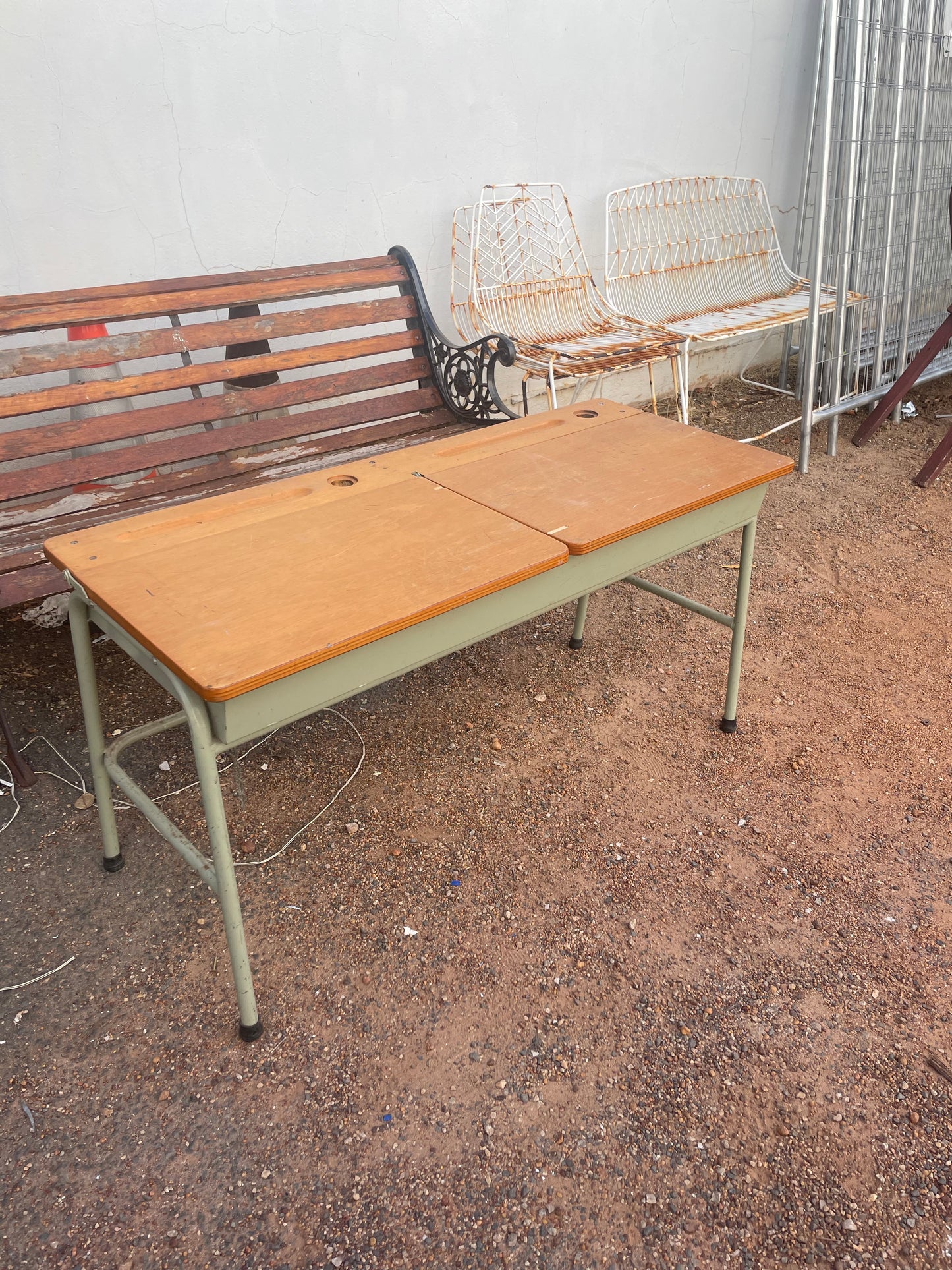Vintage School Desk