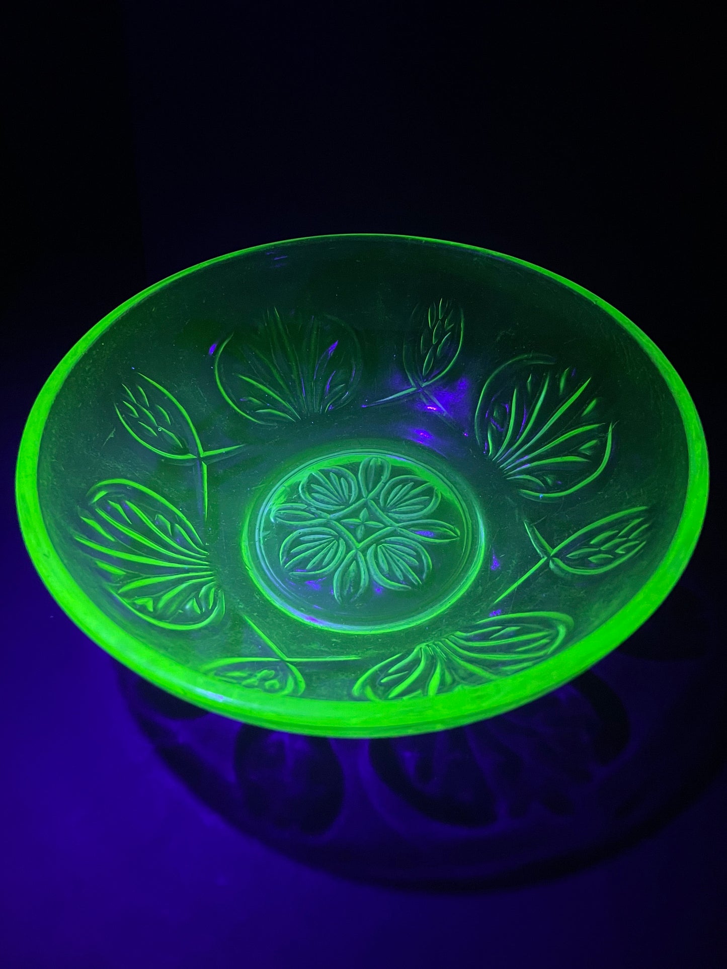 Uranium Glass Bowl