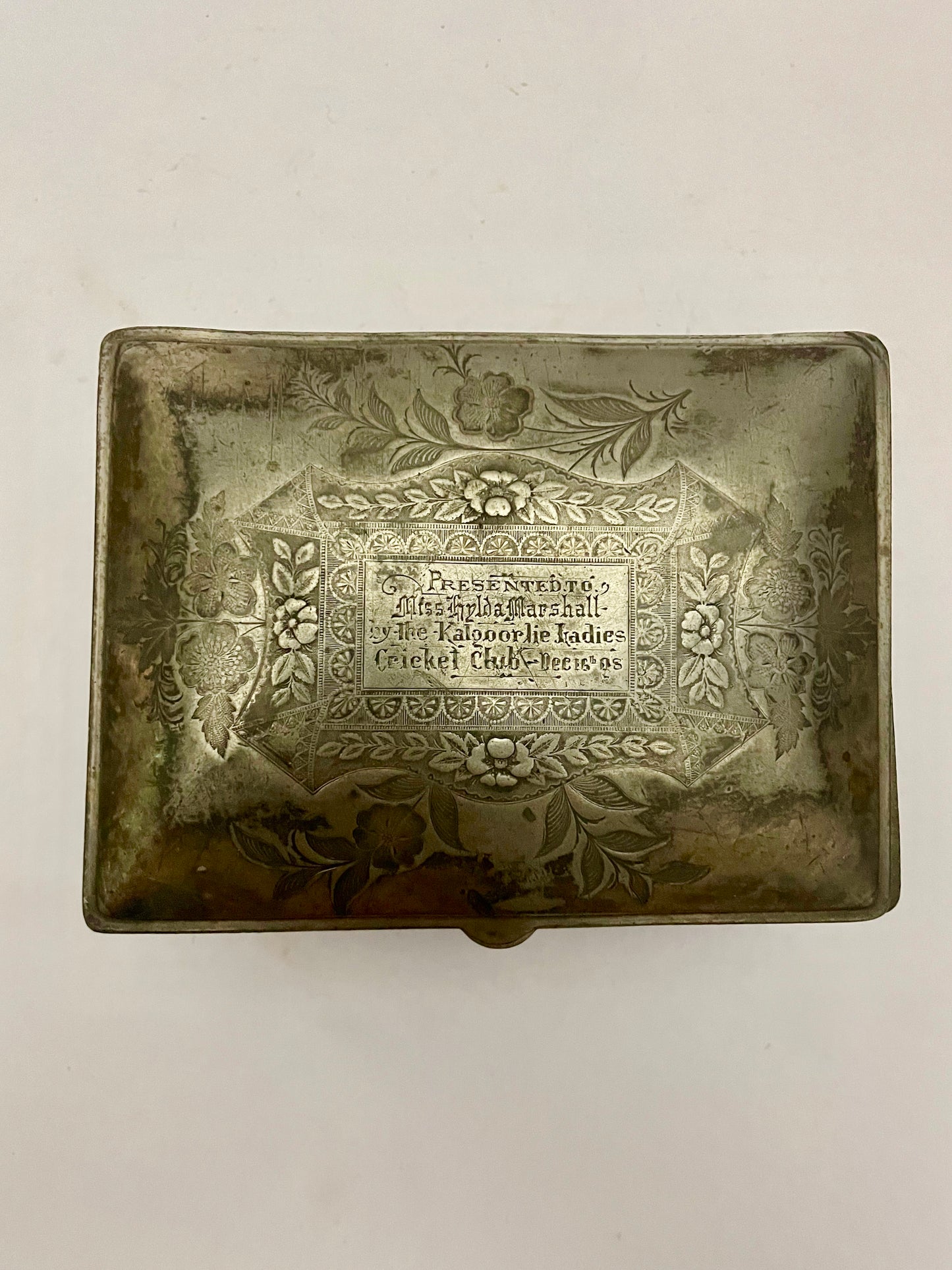 Kalgoorlie Ladies Cricket Club trinket box