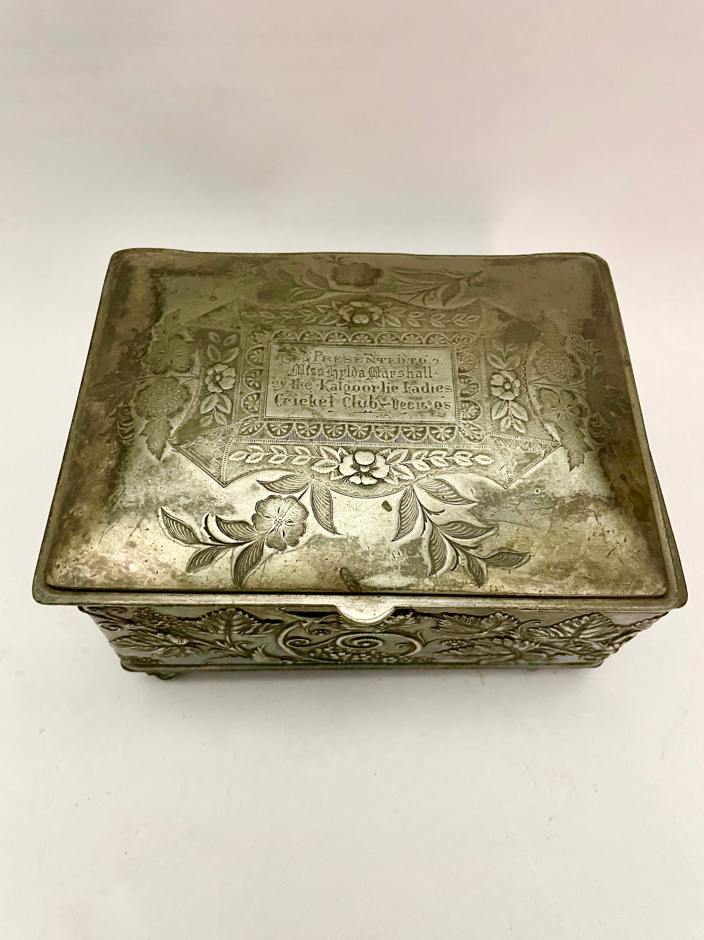 Kalgoorlie Ladies Cricket Club trinket box