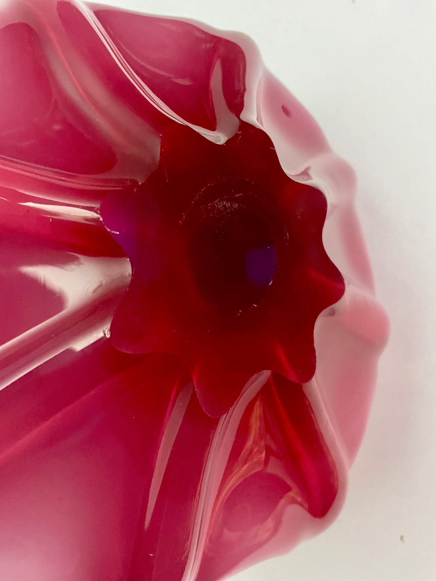Hand-blown Japanese Art Glass Bowl