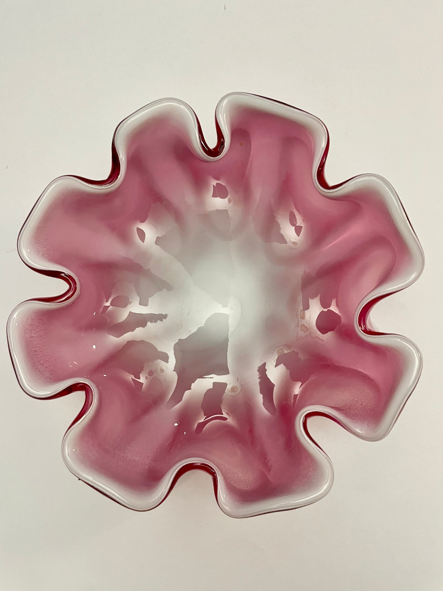 Hand-blown Japanese Art Glass Bowl