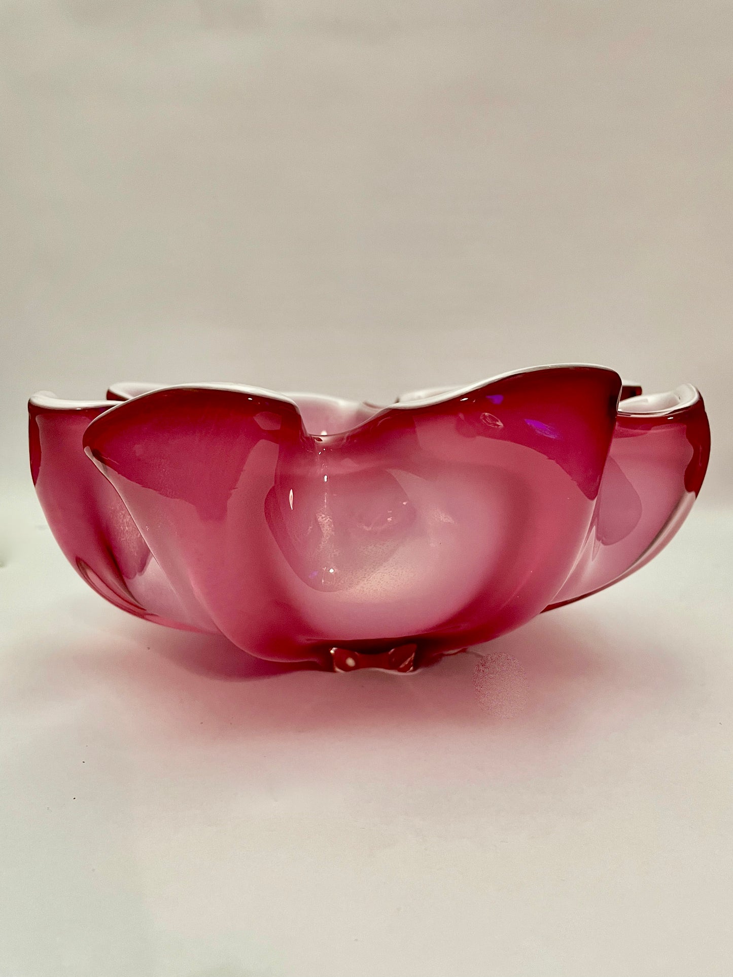 Hand-blown Japanese Art Glass Bowl
