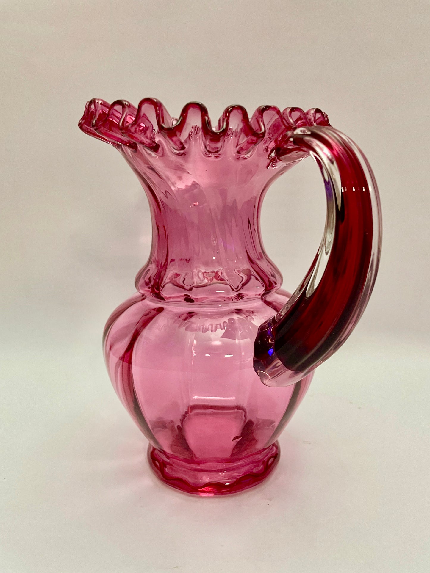 Large Victorian Cranberry Jug