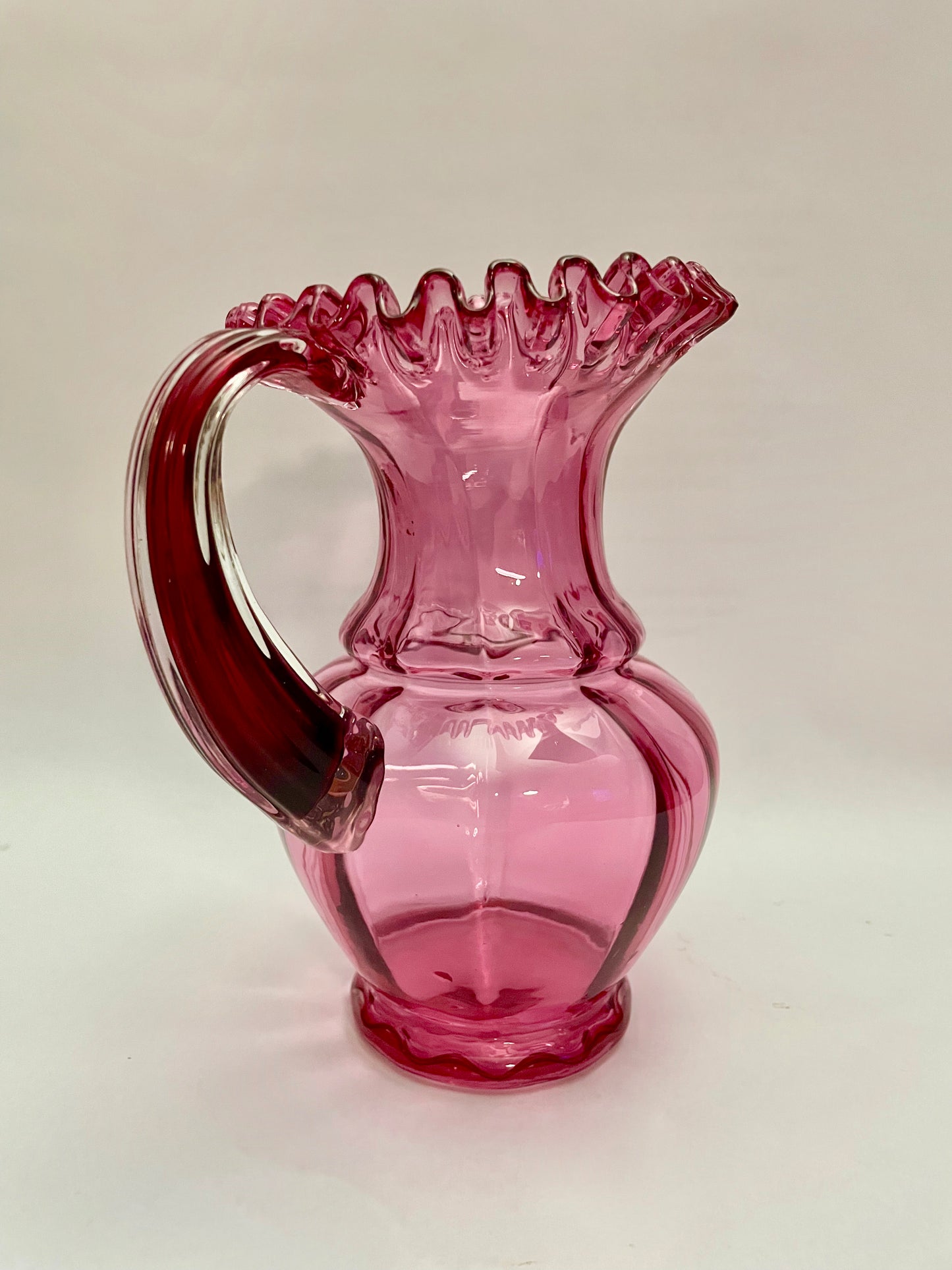 Large Victorian Cranberry Jug