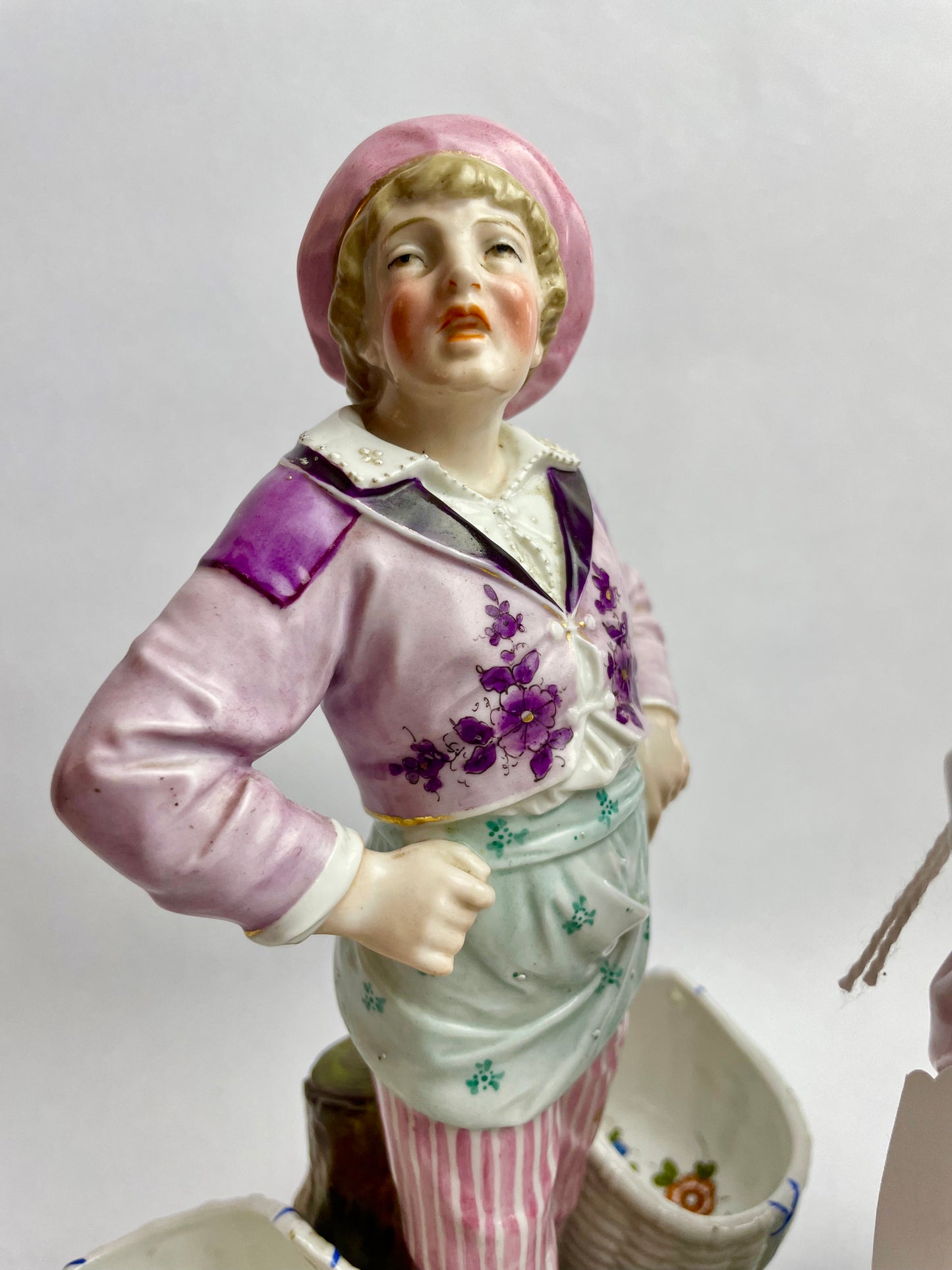 Pair of French Porcelain Figurines (Victorian)