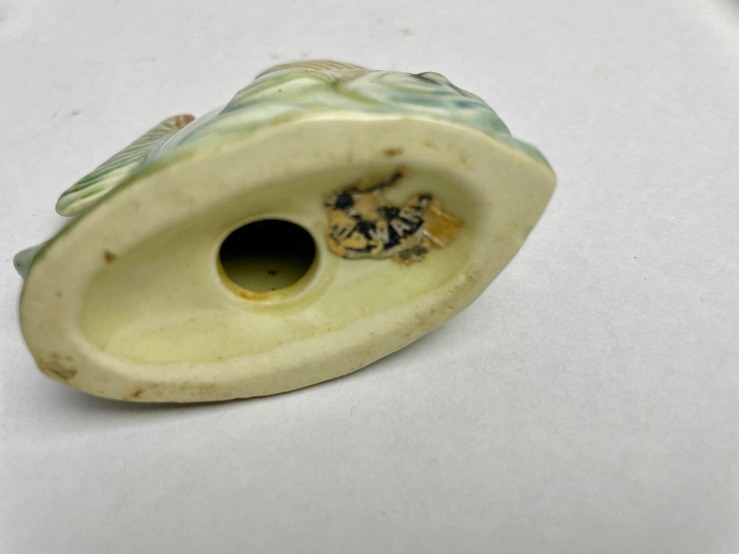Darbyshire Pottery Dog Fish & Pepper Shakers