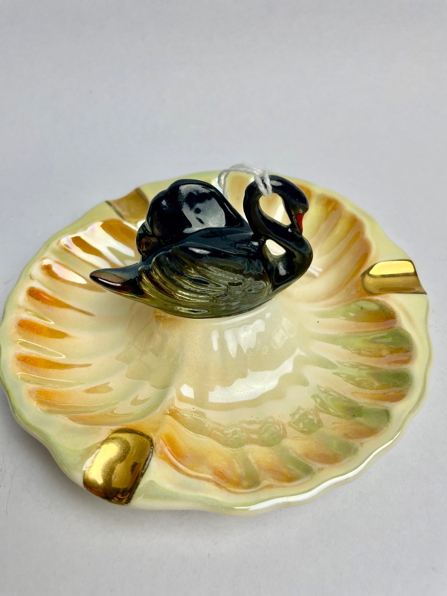 Wembley Ware Black Swan Ashtray