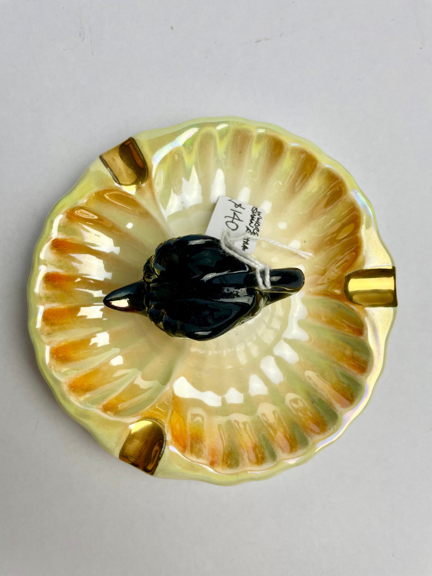 Wembley Ware Black Swan Ashtray