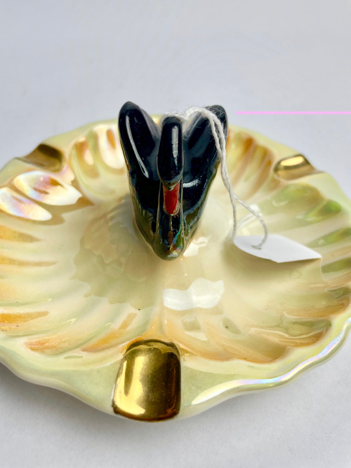Wembley Ware Black Swan Ashtray